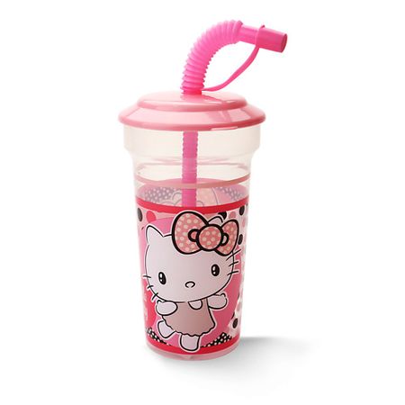 Стакан ND PLAY Стакан с трубочкой Hello Kitty посуды для праздника hello kitty miniso