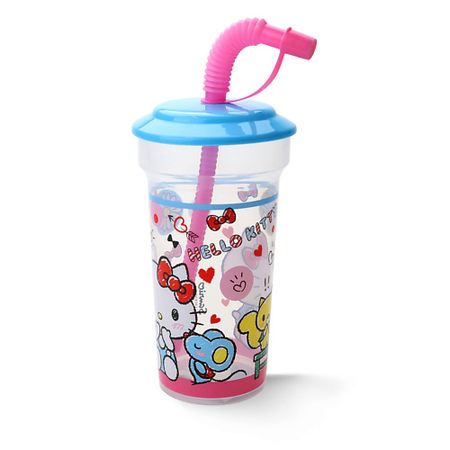 Стакан ND PLAY Стакан с трубочкой Hello Kitty посуды для праздника hello kitty miniso