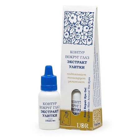 Гель для глаз DNC Гель Контур вокруг глаз Экстракт улитки серии L'Or Snail Repair Eye Gel пустырника экстракт 14 мг 100 шт таблетки татхим