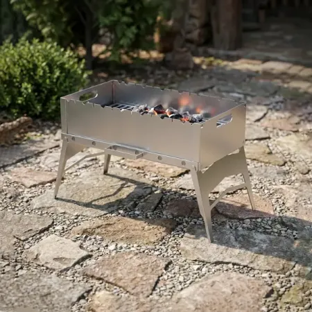 Мангал Optimus Plus 2 мм 34x59x28 см термометр milaike для приготовления пищи