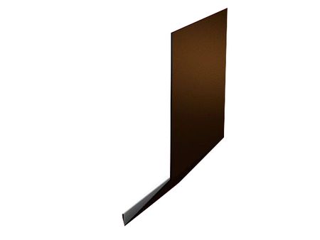 планка карнизная 2000х100х50мм коричневая планка заборная с 8 2м коричневая
