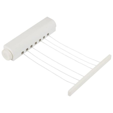 сушилка для белья РЫЖИЙ КОТ 6 нитей по 3,66м настенная выдвижная сушилка для белья рыжий кот 4 нити 3 66м настенная выдвижная