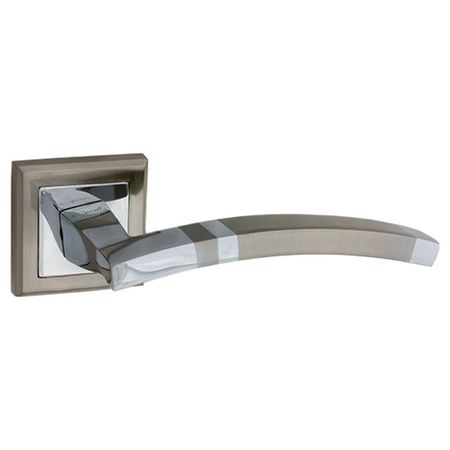 ручка в комплекте VERDI 12SN/70 белый никель сантехнический замок завертка сантехническая punto квадрат