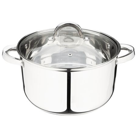 кастрюля MALLONY Mediano 5,8л 24см нерж.сталь с крышкой шкала объема терка mallony nimbus 24см плоская без поддона нерж