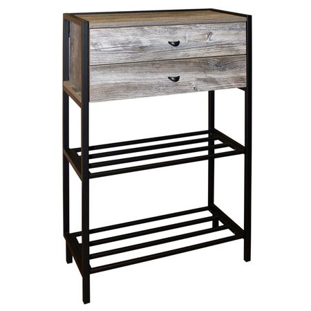 обувница 600х300х1000мм сосна пасадена металл/ЛДСП стол журнальный home м86 340х300х610мм сосна пасадена