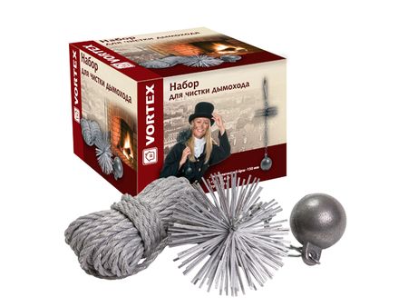 набор для чистки дымоходов d150мм VORTEX роторные спринклеры kwzl vortex g1 2