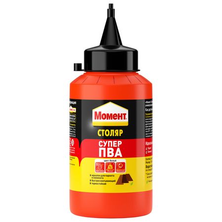 клей Момент Столяр Super PVA 250 г, арт.1568047 100 шт лот ca glue extender прецизионные насадки аппликаторы для мгновенного клея цианоакрилатных клеев super клей быстросохнущий клей