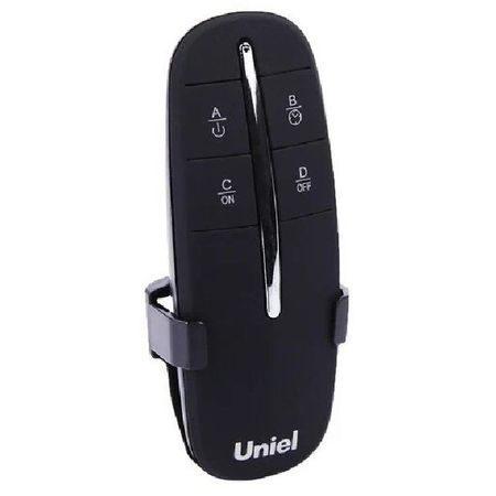 пульт дистанционного управления светом UNIEL 1 канала 1000Вт дальность 30м черный doorhan брелок дистанционного управления 4 2 канала 433мгц