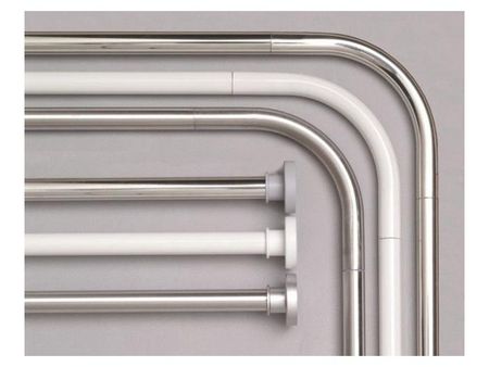 карниз для ванной OFELIS 90x90x90см алюминий белый