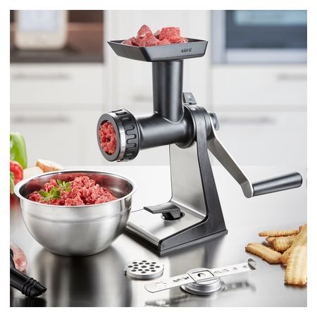 мясорубка GEFU Трансформа нерж.сталь, пластик крючков marmiton 2шт 6 5см на дверцу навесные нерж