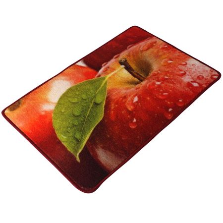 коврик для ванной OFELIS Яблоко 50х80см красный рождественский коврик красный санта клаус
