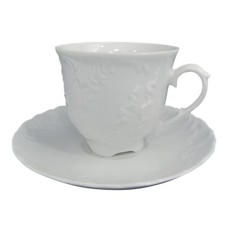 чашка с блюдцем CMIELOW Рококо 170мл фарфор