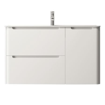 тумба без раковины подвесная IDDIS Edifice 100см белая din рейка dori 100см