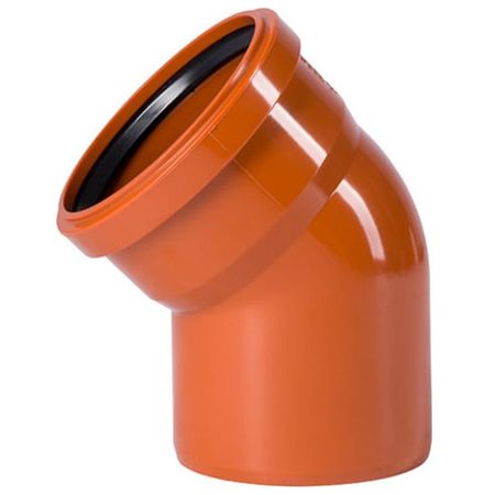 отвод для наружной канализации OSTENDORF 160мм 45гр заглушка для наружной канализации ostendorf 160мм