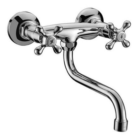 смеситель для кухни LEDEME  L4608 настенный хром