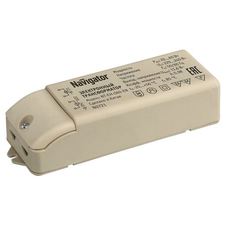 блок питания (драйвер) 60Вт Navigator 94 432 NT-EH-060-EN беспроводная паяльная станция zuidid для milwaukee 18в 60вт