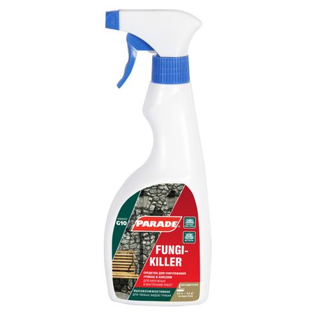средство PARADE G10 fungikiller для уничтожения грибка бесцветное 0,5л, арт.0006269