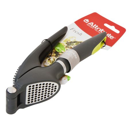 пресс для чеснока ATTRIBUTE Fresh нерж.сталь, пластик фильтров для френч пресса attribute 2шт 7см 350мл нерж