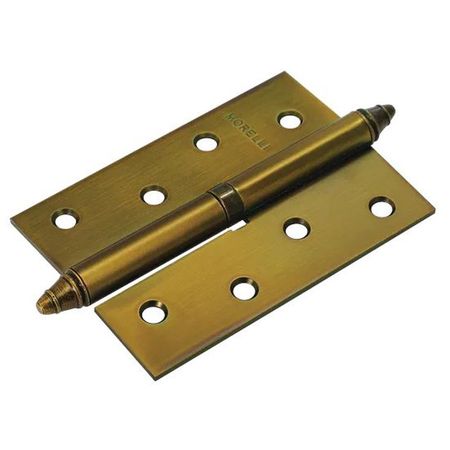 петля разъемная MORELLI 100х70х2,5мм L кофе с коронкой петля разъемная morelli 100х70х2 5мм r кофе с коронкой