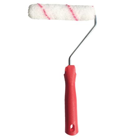 валик с ручкой полиэстер 110мм ворс 12мм отв.6мм, арт.400-110 валик с ручкой toolberg полиэстер 230мм ворс 20мм арт 0303012