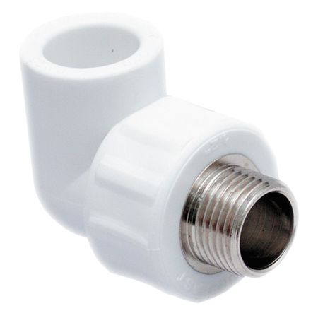 угольник PPR РТП комбинированный 25мм х 3/4