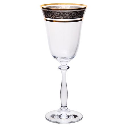 набор бокалов CRYSTALEX Ангела панто платина золото 6шт 250мл  вино стекло лактобактерин конц напитка фл 10 мл 20