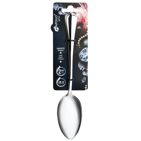 набор ложек столовых APOLLO Genio Baguette Nouveau 2шт. нерж.сталь