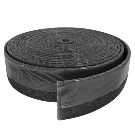 лента демпферная НПЭ с фартуком рулон 15000х100х10мм