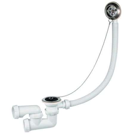 слив-перелив для ванны WIRQUIN Перископ с выпуском и пробкой стеклянные бутылочки с пробкой chzhg 100 шт