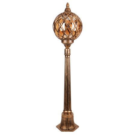 светильник уличный столб DE FRAN Marrakesh 100Вт Е27 IP44 черненное золото электрический паяльник 60вт 80вт 100вт
