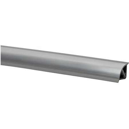 профиль ПВХ SALAG LP2 серебро 0U 3000х14х14мм выпуклый с мягким краем двухсоставной фигурки кошек с краем weeddie