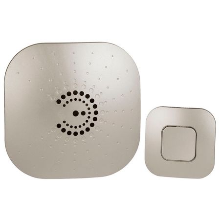 звонок ЭРА Bionic беспроводной 6 мелодий IP44 2хАА шампань музыкальная шкатулка белая abs 35 мелодий