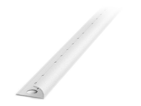 профиль для плитки ЛУКА алюм. наруж. 9х2700мм белый ранавексим пор наруж 10 гр
