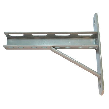 консоль силовая П-образная 200х180х40мм 70кг серый консоль жестяная 250x300x45 5мм   серый