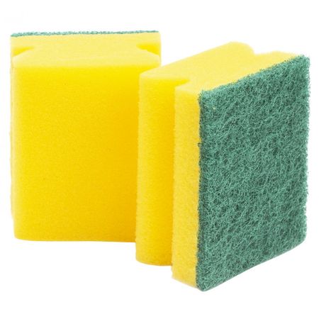 набор губок VILEDA Глитци 2шт 9,5х3,9х7см поролон, абразив губок big sity life максима 5 1шт поролон фибра