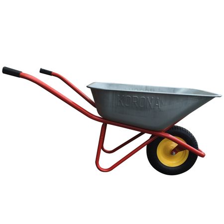 тачка строительная одноколесная KORONA 110л до 220кг тачка строительная одноколесная korona 110л до 220кг