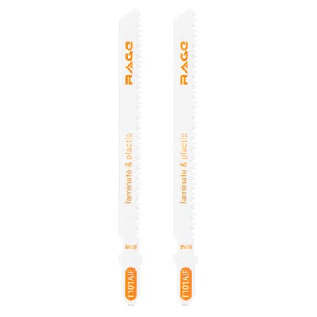 пилки для лобзика по дереву, ламинату, пластику RAGE by VIRA T101AIF 2шт пилки для лобзика по дереву ламинату rage by vira t144df 2шт