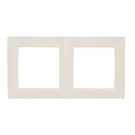 рамка 2 поста SIMON серия 15 слоновая кость