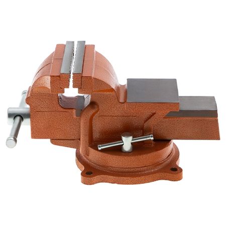 тиски SPARTA 100мм с наковальней allsome 3 поворотные тиски для фрезерного станка