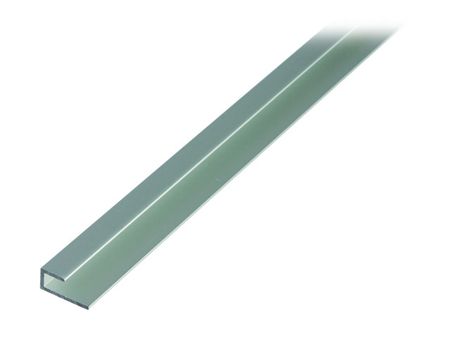 профиль алюминиевый П-образный 20x9x10х1,5x1000мм серебро крючок s образный 10мм 1шт