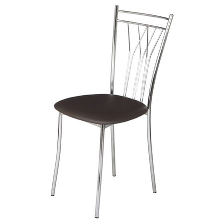 стул ПРЕМЬЕР 460х410мм шоколадный/хром-зеркало иск. кожа ошейники шлейки rogz поводок перестежка alpinist шоколадный юар xl