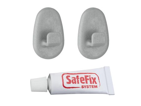 крючки набор METALTEX 2 шт клей серый крючки вешалки на клей полипропилен 5 штук