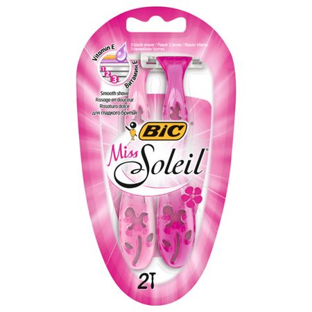 станок для бритья BIC Miss Soleil 2шт одноразовый женский станок для бритья bic miss soleil 2шт одноразовый женский