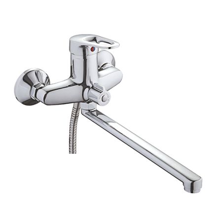 смеситель для ванны LEDEME L2268-B набор длинный хром картридж для смесителя ledeme l51 35мм