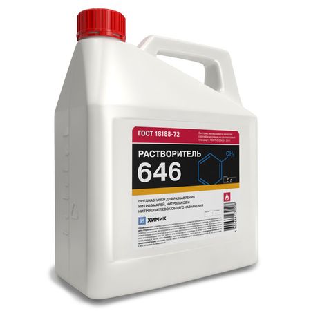 растворитель 646 ХИМИК 5л, арт.66230508