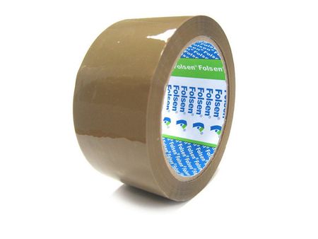 лента клейкая Folsen, 48мм x 66м, коричневая, арт.0421848 лента клейкая profitto 48мм х 55м упаковочная темная арт 55757