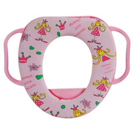 сиденье для унитаза детское OFELIS Принцесса с ручками пластик для toyota camry avalon daihatsu altis детское заднее сиденье анкерный слот отделка крышка кнопка isofix аксессуары 71713 06070