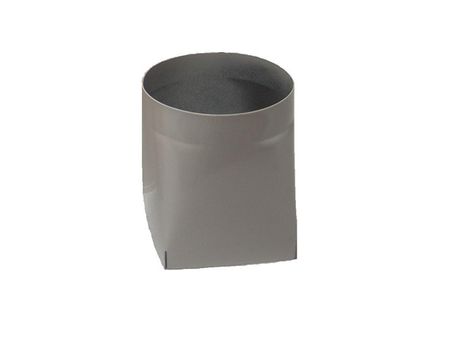 переходник 90х90мм d100 белый