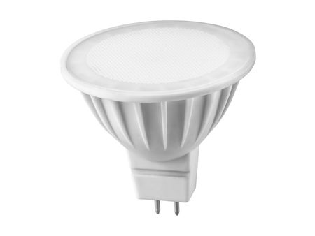 лампа светодиодная ОНЛАЙТ 7Вт GU5,3 490лм 3000K 230В спот MR5 лампа gauss elementary 7вт gu5 3 led 530лм 3000k спот