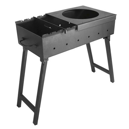 подставка под казан для мангала 35х34см d25см сталь 3мм